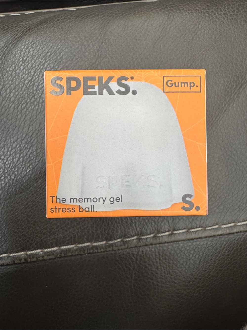 SPEKS GHOST Gump Memory Gel Stress Ball - White